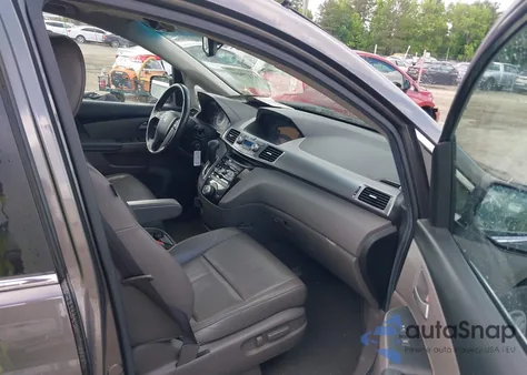 2013 Honda Odyssey Ex-L из США, поврежденный, VIN 5FNRL5H65DB026458